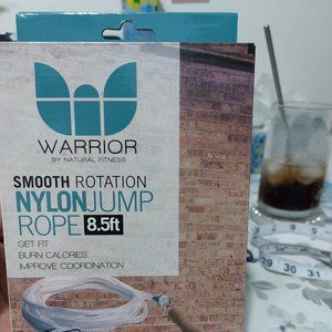 Warrior Nylon Jump Rope with Wooden Handles